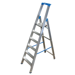 KRAUSE Stabilo Professional Stufen-Stehleiter 6 Stufen...