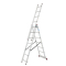KRAUSE Corda VielzweckLeiter mit Treppenfunktion 3 x 7 Sprossen Arbeitshöhe 5,10m