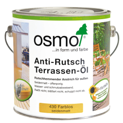 OSMO Farblos 430 Terrassen-Öle Anti-Rutsch-Öl 2,5L