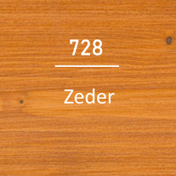 OSMO Holzschutz-Öl Lasurfarbe 728 Zeder 2,5L