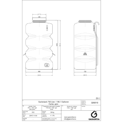 GRAF Gartentank 750L