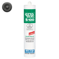 OTTOSEAL S 100 Sanitär-Silicon Anthrazit Kartusche