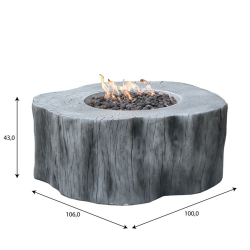ELEMENTI Gasfeuerstelle Manchester Classic grey ca....