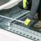 Kiesfangleisten Edelstahl 2500x100x0,6mm