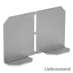 Eck-Verbinder zu Kiesfangleisten Aluminium / Edelstahl