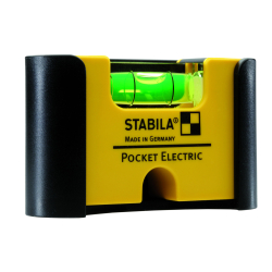 STABILA Pocket Electric Wasserwaage inkl. Gürtel-Clip