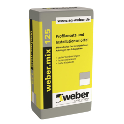 weber.mix 125 Profilansetz- und Installationsmörtel...