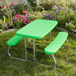 Lifetime Kunststoff Kinder Picknickgarnitur grün