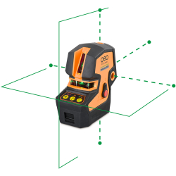 geo-Fennel Punkt-/Linienlaser CrossPointer5 GREEN Linienlaser
