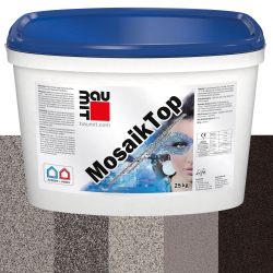 baumit mosaik top buntsteinputz 25 kg eimer mit blauem...