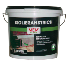 MEM Isolieranstrich - Bitumen Anstrich 5L