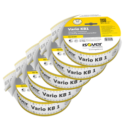 isover vario kb1 klebeband 60 mm x 40 m rolle weiß...