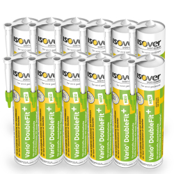 isover vario doublefit+ dichtungsmasse 12er pack kartuschen