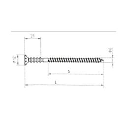 ACP Distanzschrauben justierbar vz. 6x120/60 mm TX25 (100 Stück)
