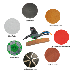 eibenstock wand und deckenschleifer mit sieben...