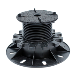 höhenverstellbarer terrassenlager kunststoff schwarz...