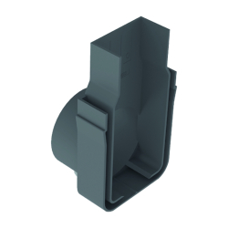 ACO Slimline Endkappe, Auslass seitlich DN 50