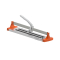 battipav manuelle fliesenschneider aluminium stahl 600 mm mit orangenen endkappen
