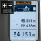 laserliner digitaler distanzmesser display mit addition subtraktion funktionsanzeige ergebnis 24,151 m