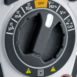 drehschalter multimeter einstellungen für 10a strom ma µa spannung ohm kapazität frequenz off