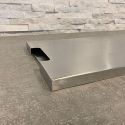 ELEMENTI Edelstahl-Abdeckung für Feuerstelle Hampton, Bethlehem, Granville und Vancouver 106,8 x 30,6 x 2,5 cm