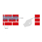 redstone Horizontalsperren Sticks Secco 10er Pack 180mm 12mm