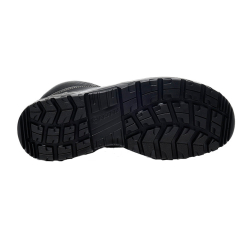 rutschfeste schwarze gummiprofilsohle für...