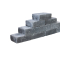 96x REDSUN Pflastersteine Beton Tumbelwall 30x20x10cm Mount Everest