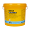 gelber kunststoffeimer mit kiesel okamulti k 50 designbelags klebstoff 14 kg