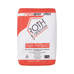 roth edelputze gips-haftputz 25 kg sack