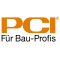 orange schriftzug pci und schwarzer schriftzug für bau-profis