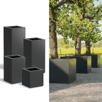 ADEZZ CARREZ RAL7021 Pflanzkübel Aluminium AF10 -...