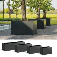 ADEZZ CARREZ RAL7021 Pflanzkübel Aluminium AF22 -...