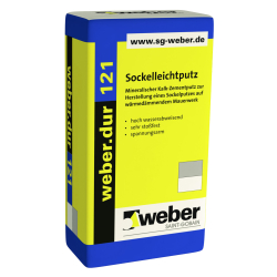 weber.dur 121 Sockelleichtputz 1mm 30kg