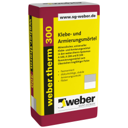 weber.therm 300 Klebe- und Armierungsmörtel grau 30 kg