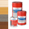 remmers hk-lasur lösemittelbasierte premium-holzschutzlasur gebinde 20l 10l 2,5l 0,75l vor holzfarbmuster