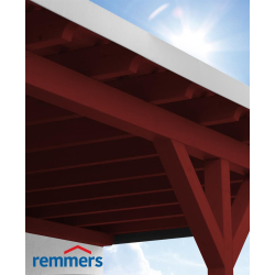 Remmers Deckfarbe Skandinavisch Rot 2,5 L Eimer