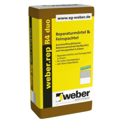 weber.rep R4 duo Reparaturmörtel & Feinspachtel zementgrau 20 kg