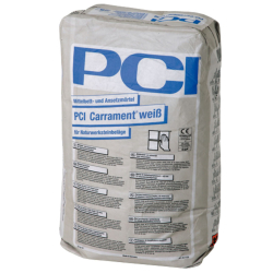 42x PCI Carrament wei&szlig; 25kg Naturstein-M&ouml;rtel