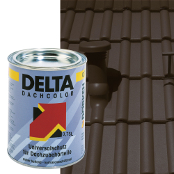 Dörken Delta Dachcolor Dachfarbe Dunkelbraun 0,75 Liter