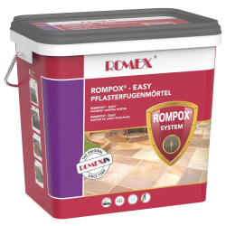 Romex ROMPOX-EASY Pflasterfugenmörtel Steingrau 15kg Eimer