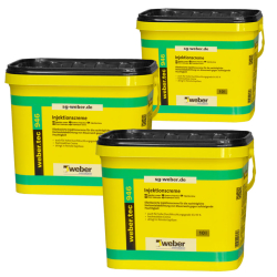 weber tec 946 injektionscreme 10 l plastikeimer gelb mit...