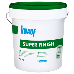 knauf super finish fertigspachtel 20 kg kunststoffeimer...